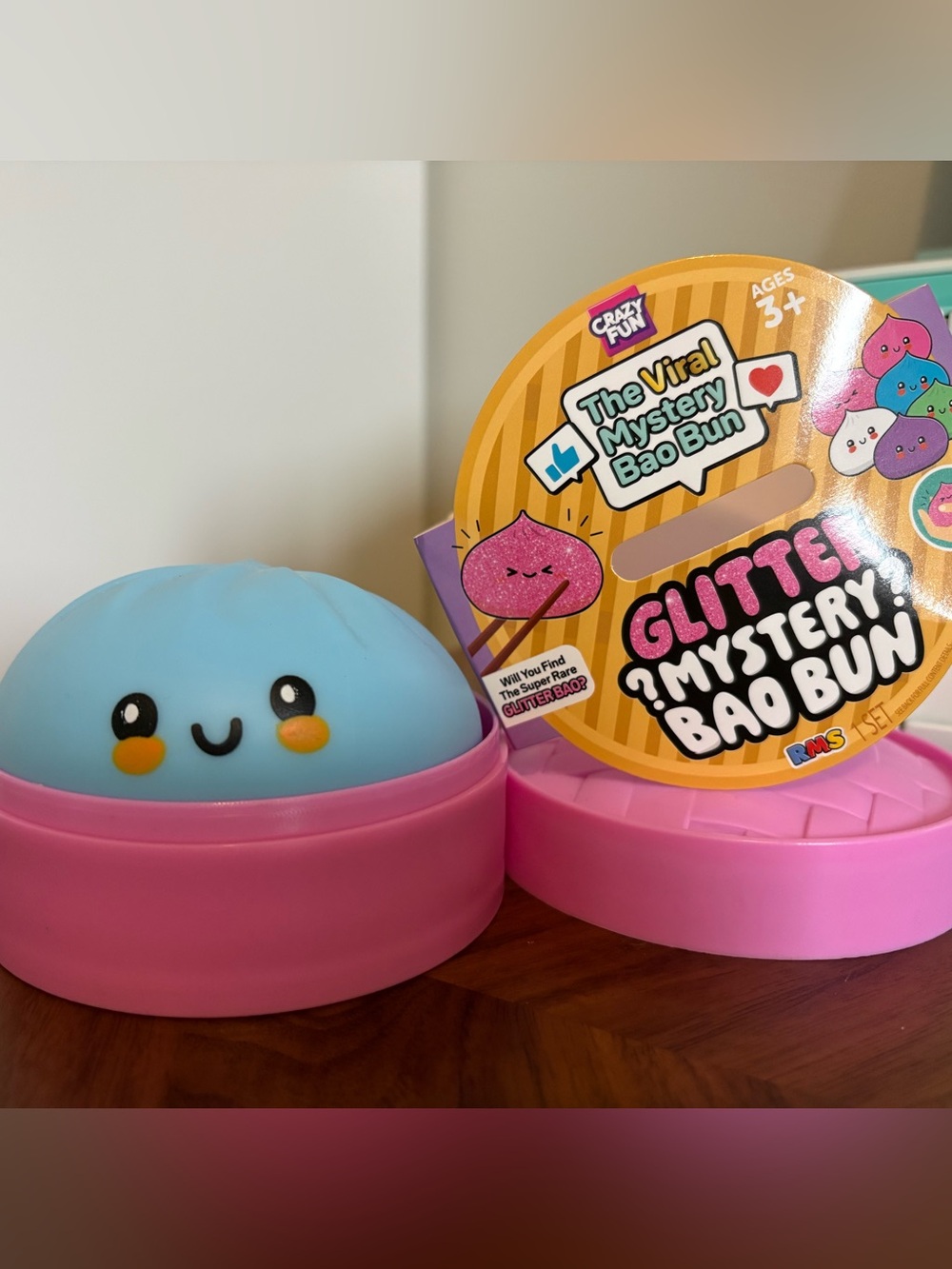 Pink and blue dumpling Crazy Fun Bao Bun